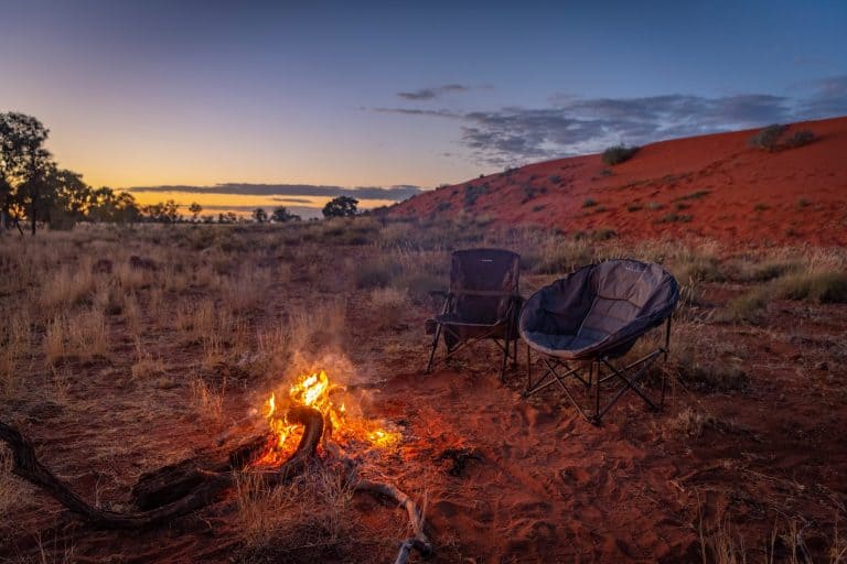 iStock Campfire Australian outback with camp fire